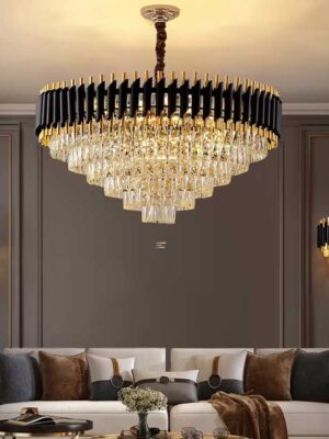 The Shahnour Luxe Crystal Chandelier is designed to bring sophistication and timeless elegance to your interior. Crafted with a durable gold-finished metal frame and premium crystal elements, it reflects light beautifully to create a warm and inviting atmosphere.